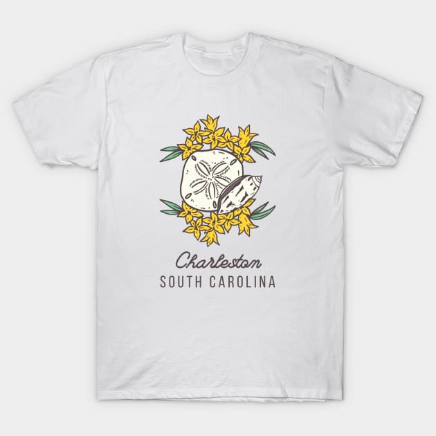 Charleston South Carolina SC Tourist Souvenir T-Shirt by carolinafound